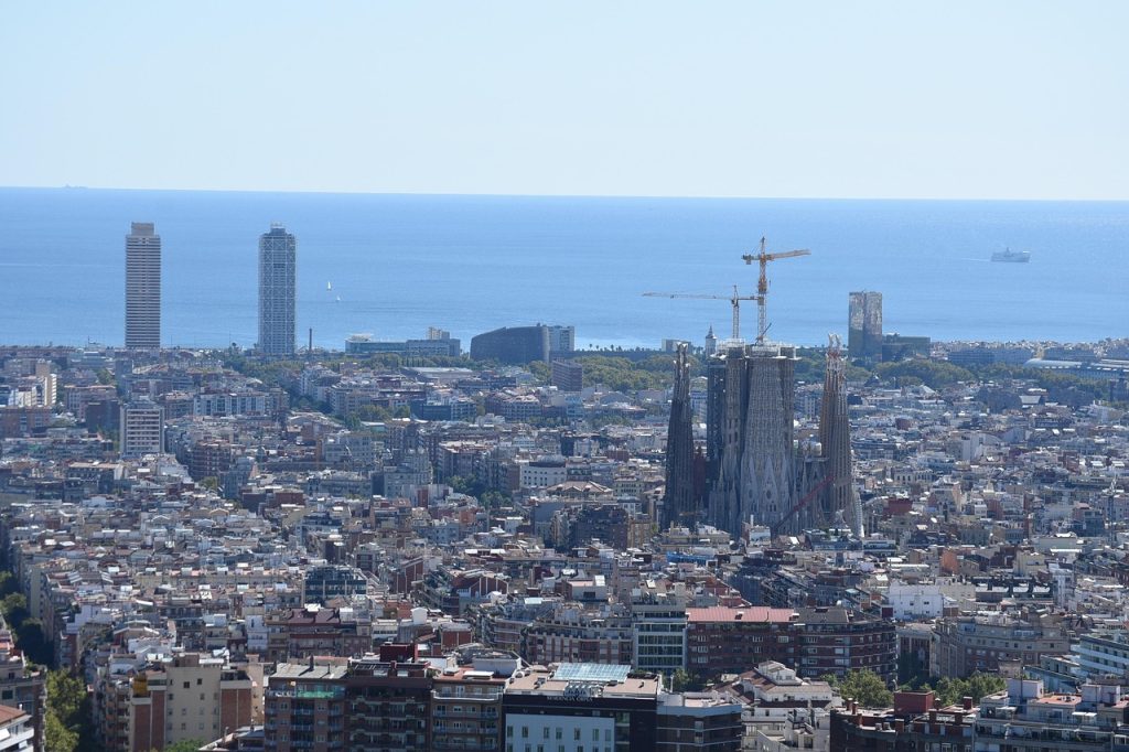 Image de la vue depuis les bunkers del carmel, la meilleure vue panoramique de Barcelone