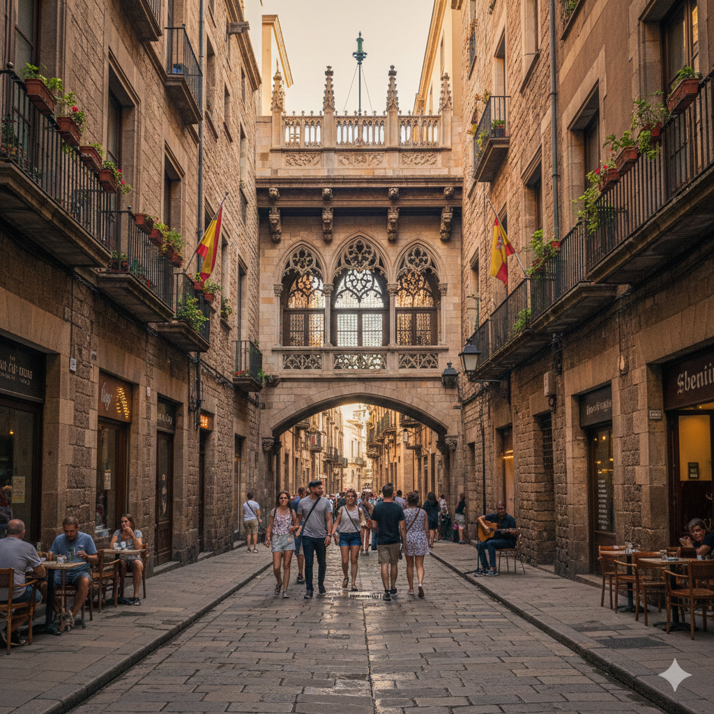 Quartier Barri Gotic à découvrir à Barcelone