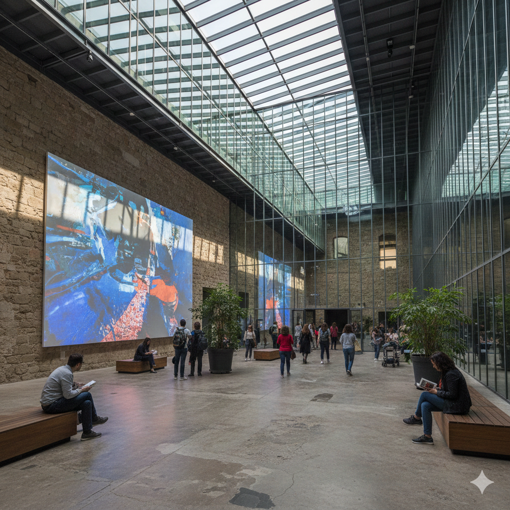 Exposition d'art au CCCB, Centre de Culture Contemporaine, une idée de sortie culturelle économique pour votre séjour à Barcelone.